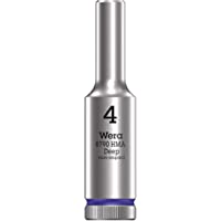 Wera 05004500001 Llave de Vaso 1-4&quot-- Violeta- 4.0 mm